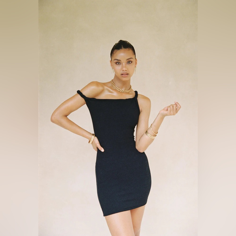 Johansen Short Poppy Dress Black Size M